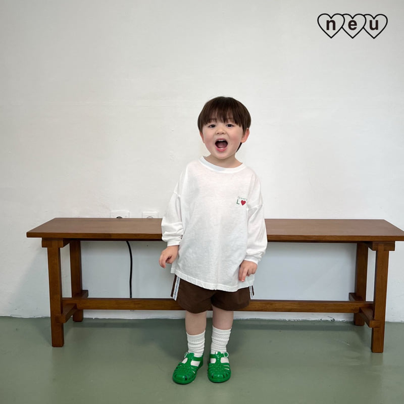 Neu - Korean Baby Fashion - #babylifestyle - Tape Half Pants - 3