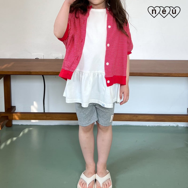Neu - Korean Baby Fashion - #babylifestyle - Frill Sleeveless - 6