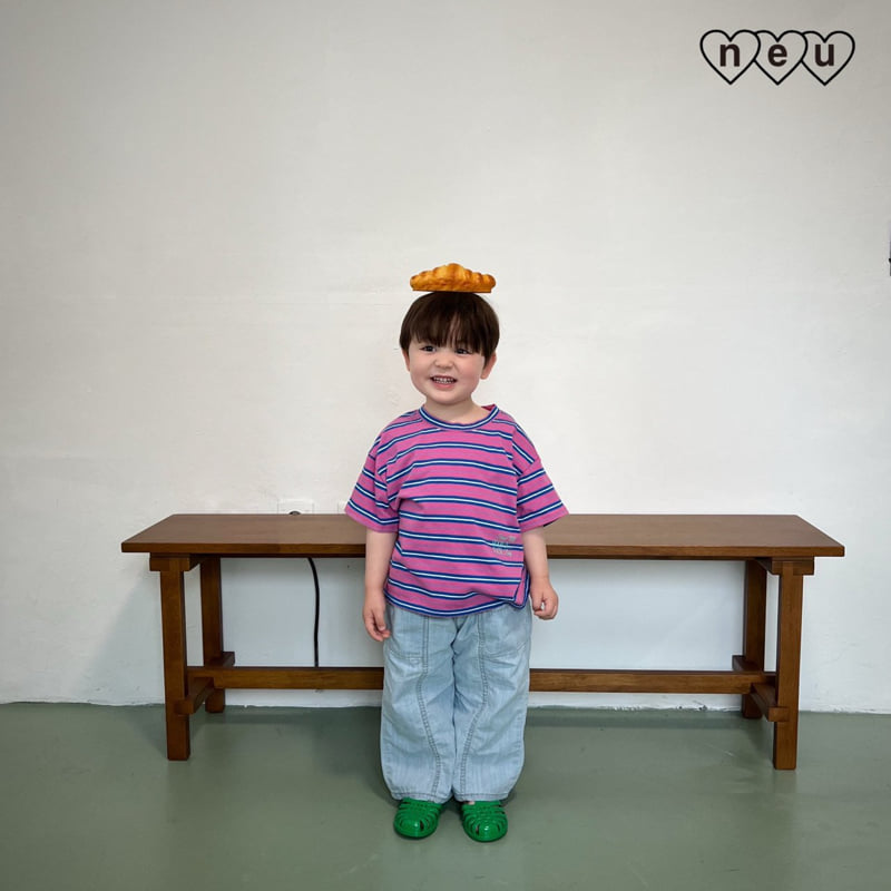 Neu - Korean Baby Fashion - #babyoninstagram - H Denim Pants - 6