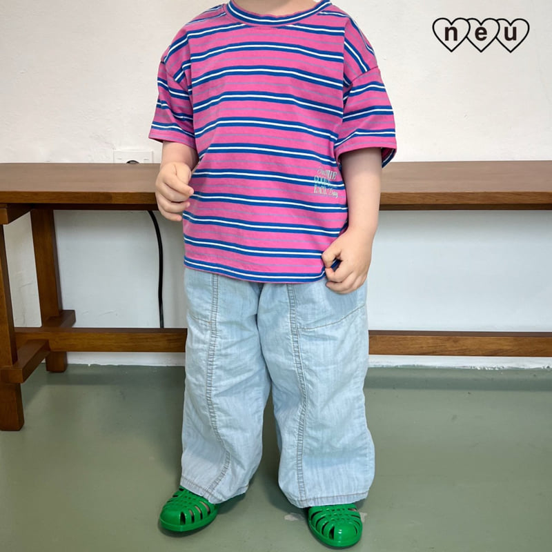 Neu - Korean Baby Fashion - #babyootd - H Denim Pants - 7