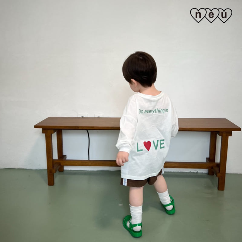 Neu - Korean Baby Fashion - #babyootd - Tape Half Pants - 5