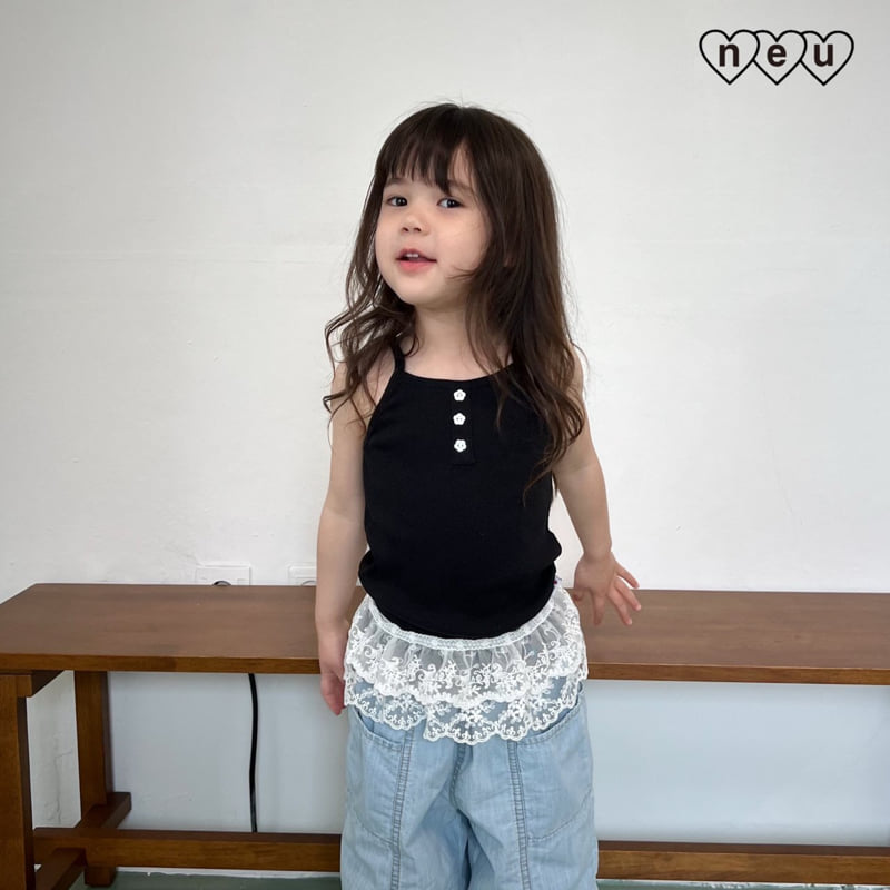 Neu - Korean Baby Fashion - #babyootd - Lace Apron - 5