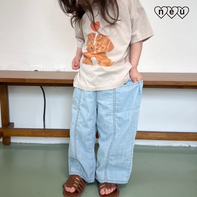 Neu - Korean Baby Fashion - #babyoutfit - H Denim Pants - 9