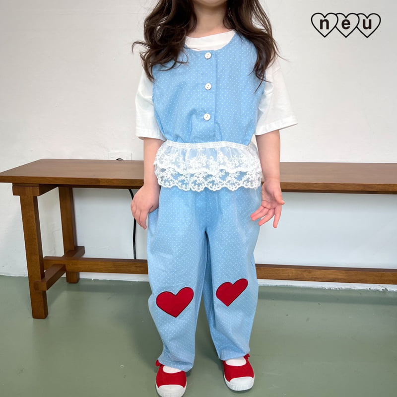 Neu - Korean Baby Fashion - #babyoutfit - Heart Suit - 8