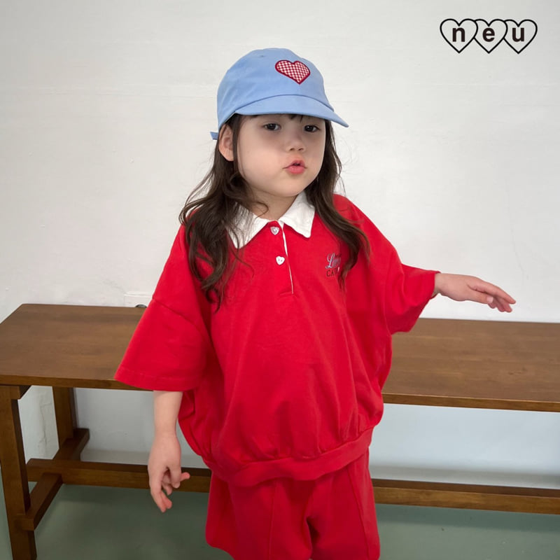 Neu - Korean Baby Fashion - #babyoutfit - Check Ball Cap - 2