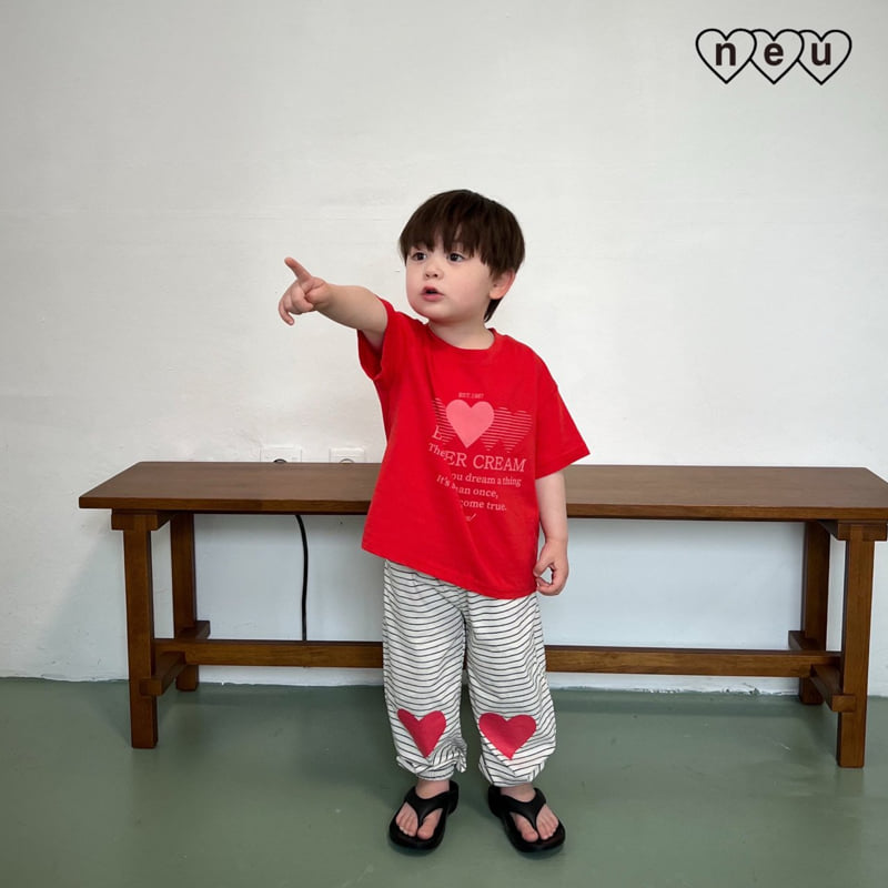 Neu - Korean Baby Fashion - #babyootd - Butter Cream Tee - 4
