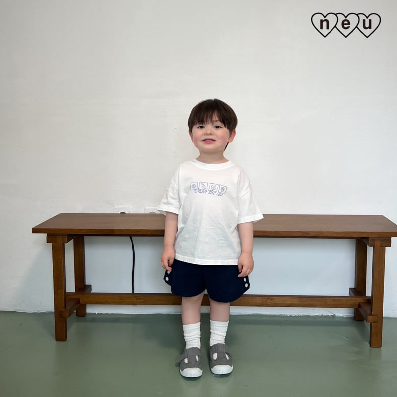 Neu - Korean Baby Fashion - #babyootd - Clam Tee - 4