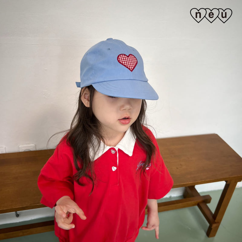 Neu - Korean Baby Fashion - #babywear - Check Ball Cap - 3
