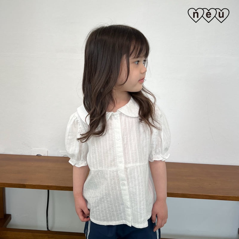Neu - Korean Baby Fashion - #babywear - Eyelet Shirt - 2