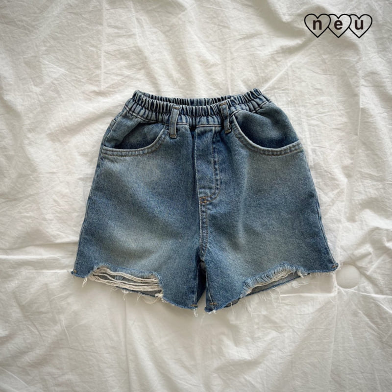 Neu - Korean Baby Fashion - #onlinebabyboutique - Novices Denim Pants