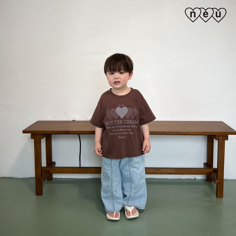 Neu - Korean Baby Fashion - #onlinebabyboutique - H Denim Pants - 11