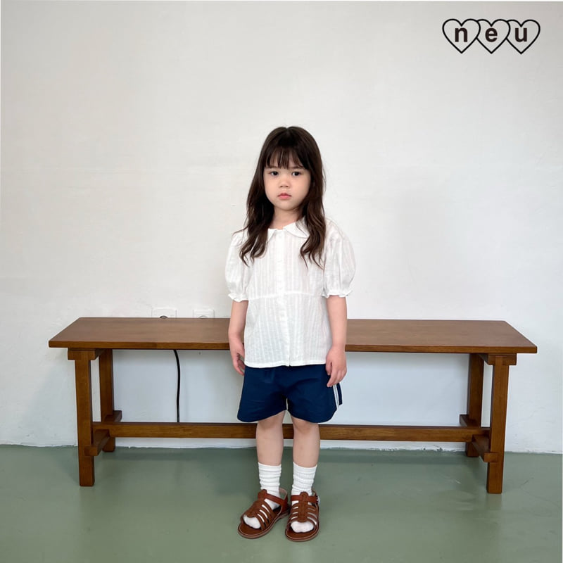 Neu - Korean Baby Fashion - #onlinebabyboutique - Eyelet Shirt - 3