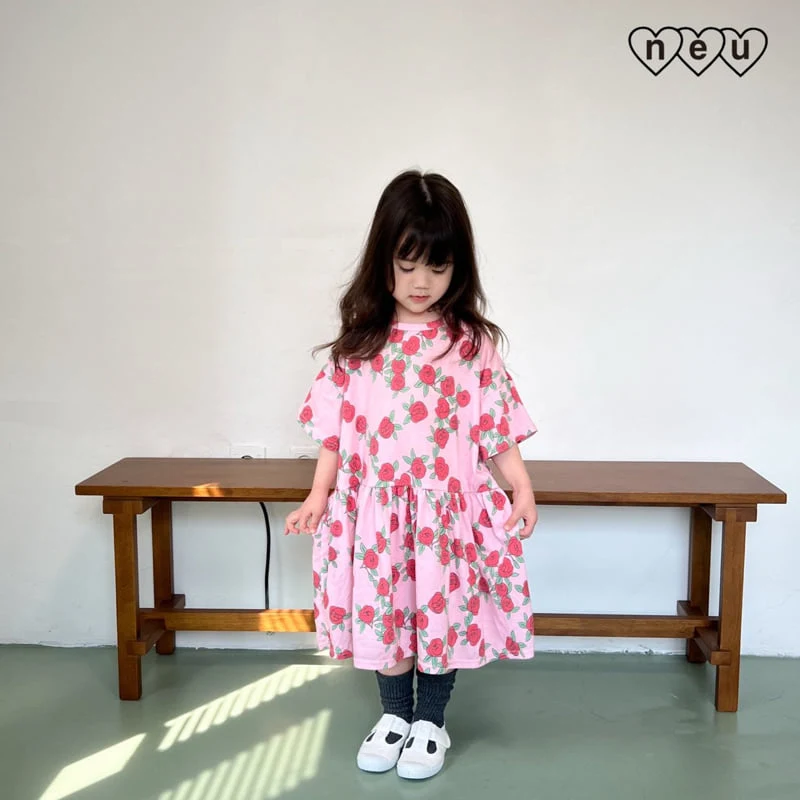 Neu - Korean Baby Fashion - #onlinebabyboutique - Rose One-piece - 8