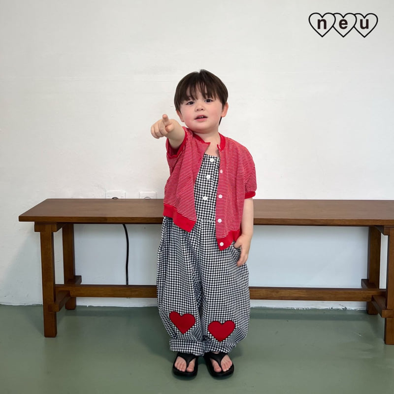 Neu - Korean Baby Fashion - #onlinebabyshop - Heart Suit - 11