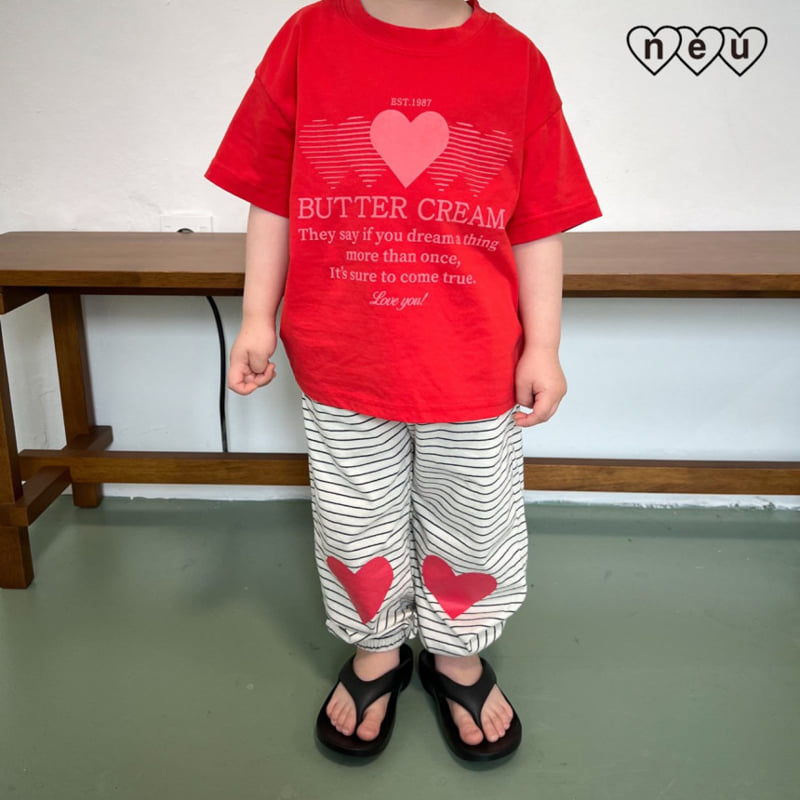 Neu - Korean Baby Fashion - #onlinebabyshop - Heart Pants