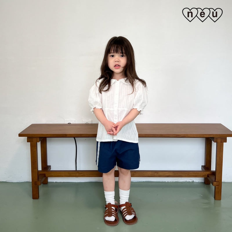 Neu - Korean Baby Fashion - #onlinebabyboutique - Eyelet Shirt - 4