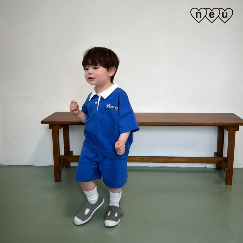 Neu - Korean Baby Fashion - #onlinebabyshop - Summer Rugby Tee - 11
