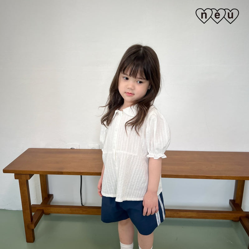 Neu - Korean Baby Fashion - #smilingbaby - Eyelet Shirt - 5
