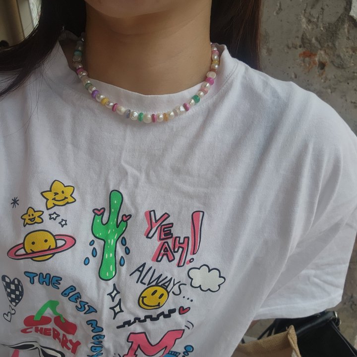 Newerly - Korean Women Fashion - #momslook - Color Stone Necklace - 3