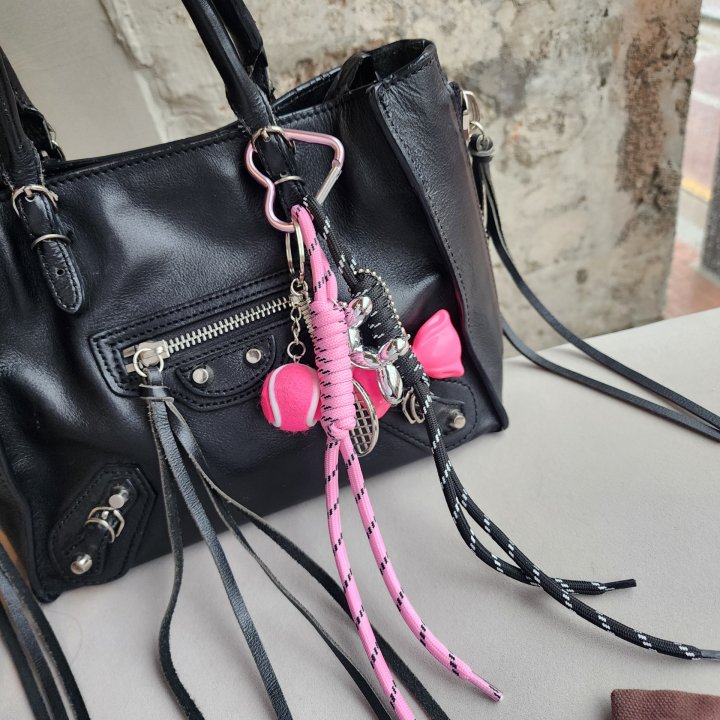 Newerly - Korean Women Fashion - #momslook - Pink Play Bag Strap