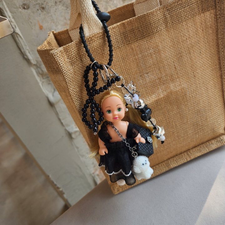 Newerly - Korean Women Fashion - #momslook - Babydoll Dress Keyring - 2
