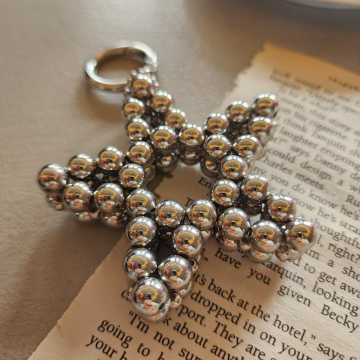 Newerly - Korean Women Fashion - #restrostyle - Big Star Keyring - 3