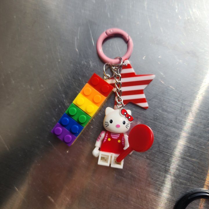 Newerly - Korean Women Fashion - #romanticstyle - Lego Kitty Keyring