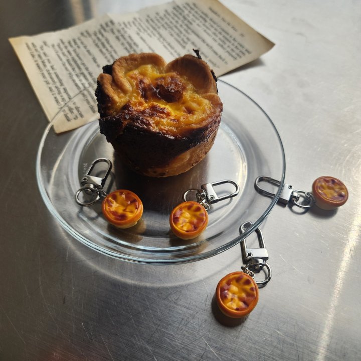 Newerly - Korean Women Fashion - #thelittlethings - Egg Tarte Mini Keyring (ste of 5)