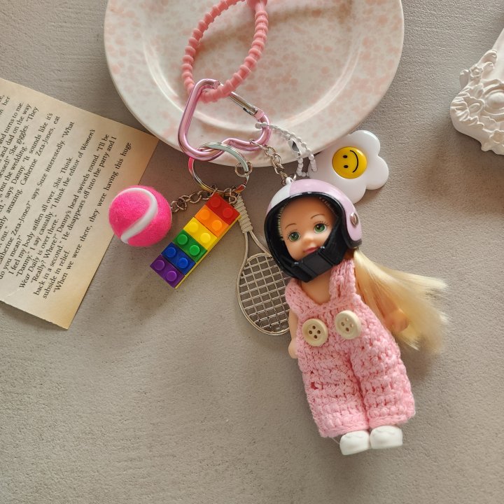 Newerly - Korean Women Fashion - #vintagekidsstyle - Play Baby Doll Bag Charm - 2