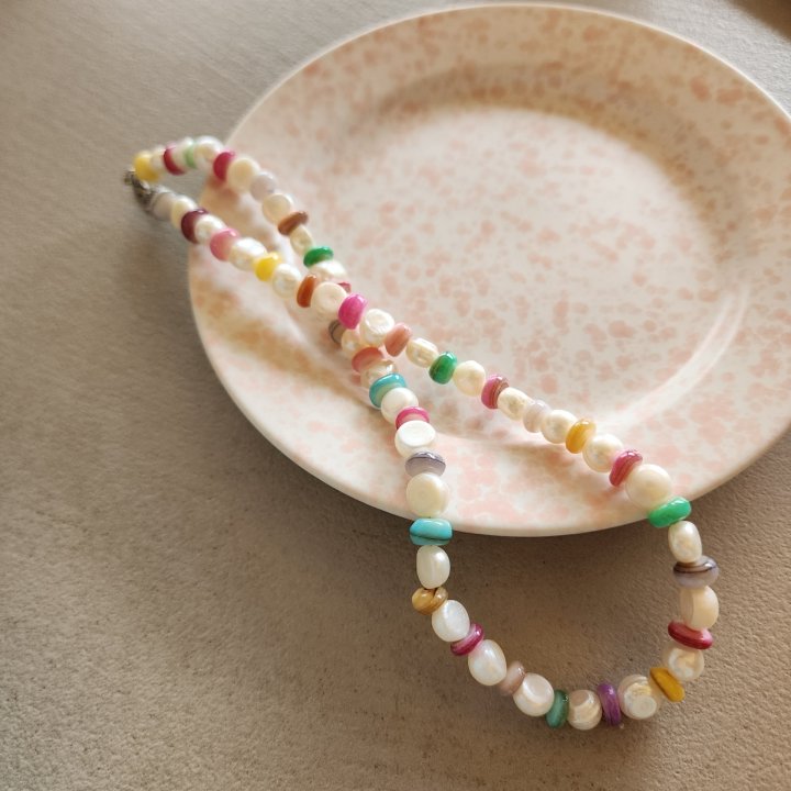 Newerly - Korean Women Fashion - #womensfashion - Color Stone Necklace - 2