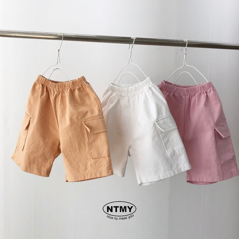 Nice To Meet You - Korean Children Fashion - #Kfashion4kids - Twill Pocket Shorts