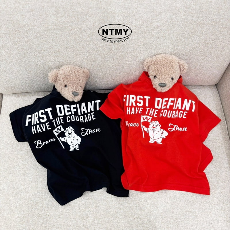 Nice To Meet You - Korean Children Fashion - #Kfashion4kids - W Bear Tee