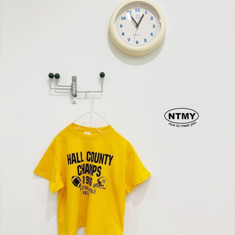 Nice To Meet You - Korean Children Fashion - #kidzfashiontrend - Champs Tee - 4