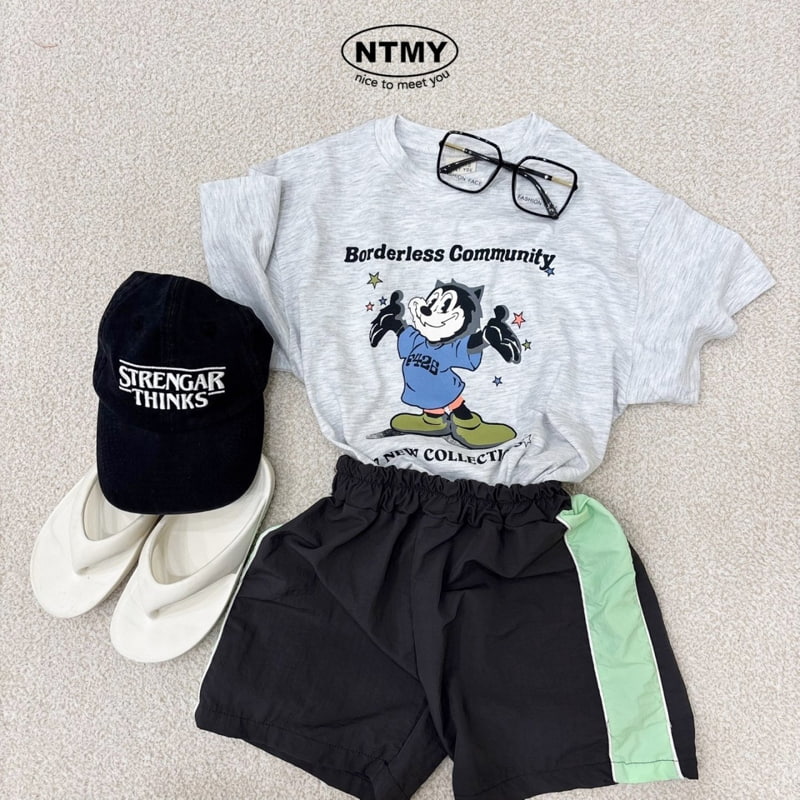 Nice To Meet You - Korean Children Fashion - #childofig - Line Shorts - 3