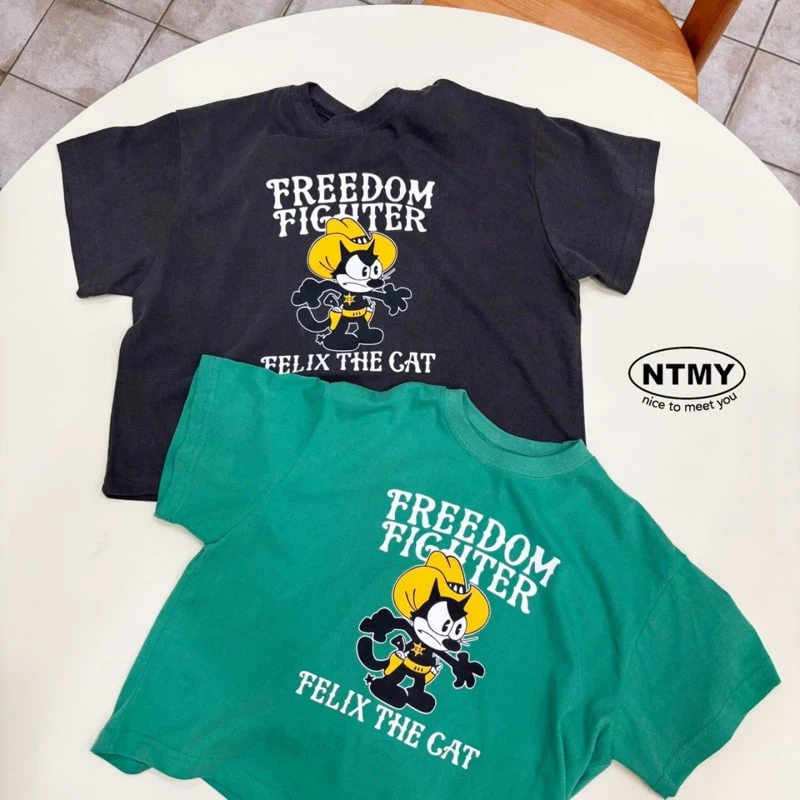 Nice To Meet You - Korean Children Fashion - #childofig - Freedom Tee - 5