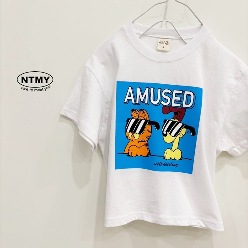 Nice To Meet You - Korean Children Fashion - #childofig - Sunglasses Tee - 3