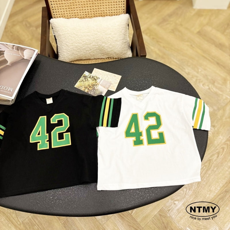 Nice To Meet You - Korean Children Fashion - #childofig - 42 V Neck Tee - 11