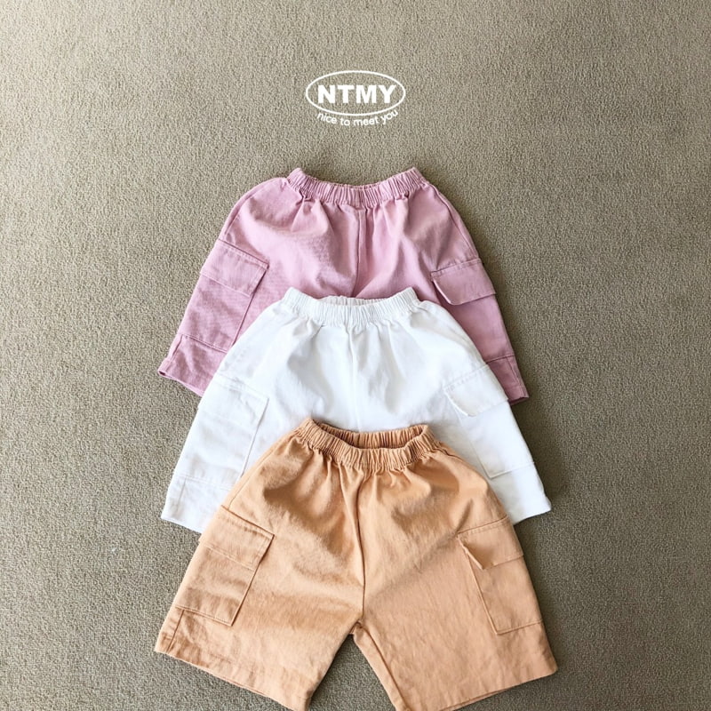 Nice To Meet You - Korean Children Fashion - #childrensboutique - Twill Pocket Shorts - 10