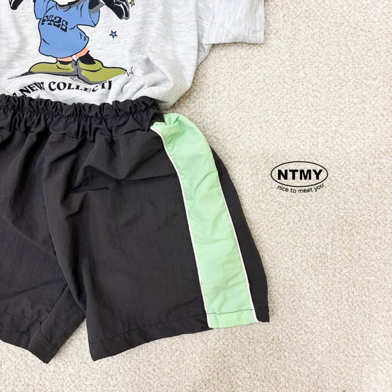 Nice To Meet You - Korean Children Fashion - #childofig - Line Shorts - 4