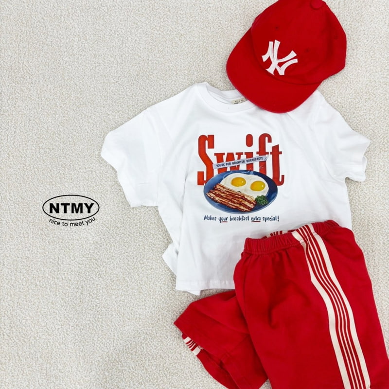 Nice To Meet You - Korean Children Fashion - #childrensboutique - Brunch Tee