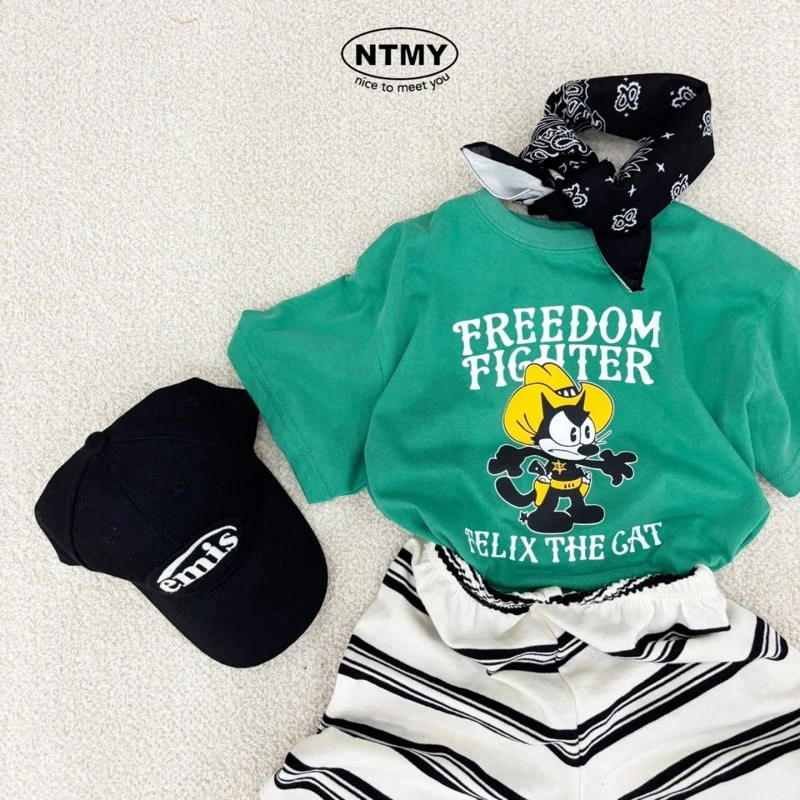 Nice To Meet You - Korean Children Fashion - #childrensboutique - Freedom Tee - 7