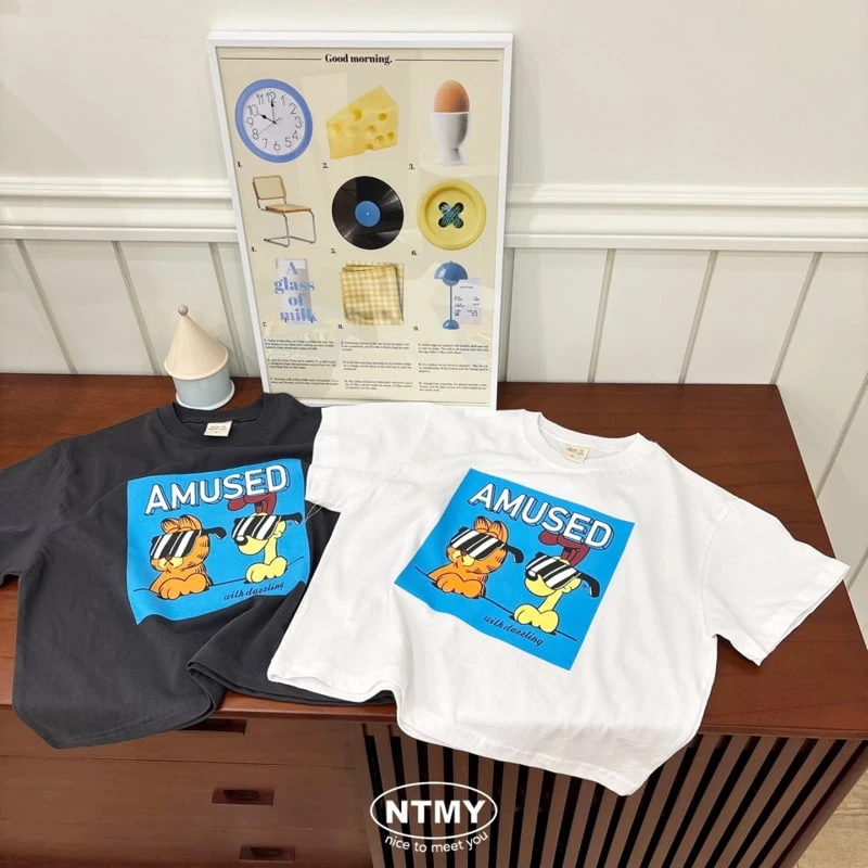 Nice To Meet You - Korean Children Fashion - #childrensboutique - Sunglasses Tee - 5