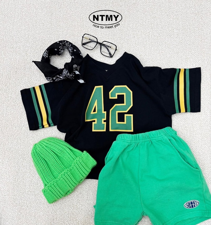 Nice To Meet You - Korean Children Fashion - #childrensboutique - 42 V Neck Tee - 12