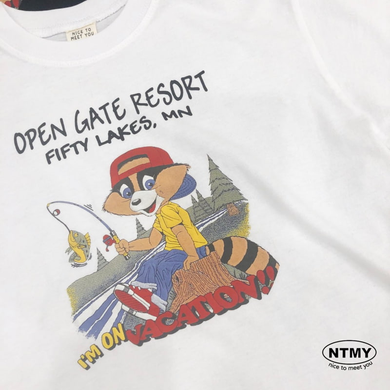 Nice To Meet You - Korean Children Fashion - #designkidswear - Raccoon Tee - 9