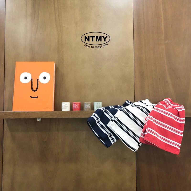 Nice To Meet You - Korean Children Fashion - #designkidswear - Stripe Tez Shorts