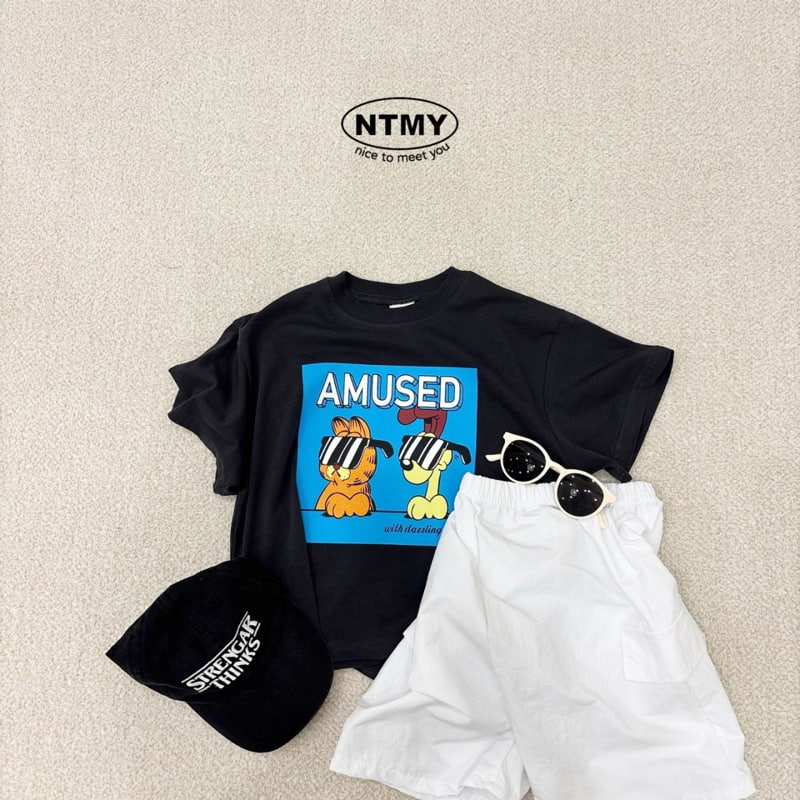 Nice To Meet You - Korean Children Fashion - #designkidswear - Sunglasses Tee - 6