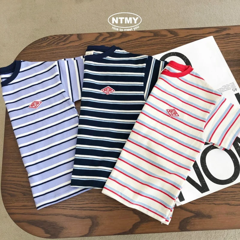 Nice To Meet You - Korean Children Fashion - #discoveringself - Clover Wapen Tee