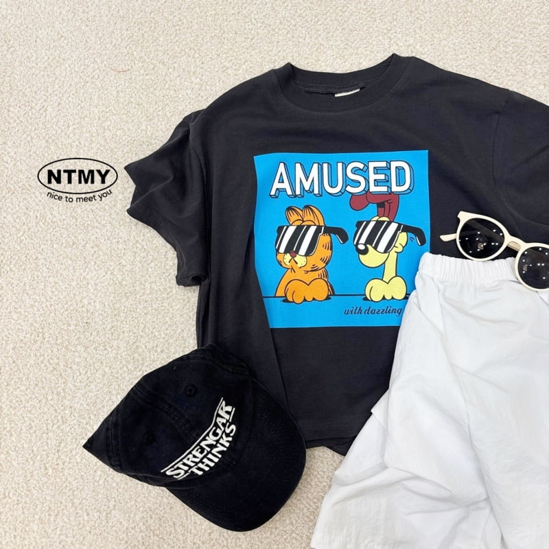 Nice To Meet You - Korean Children Fashion - #discoveringself - Sunglasses Tee - 7
