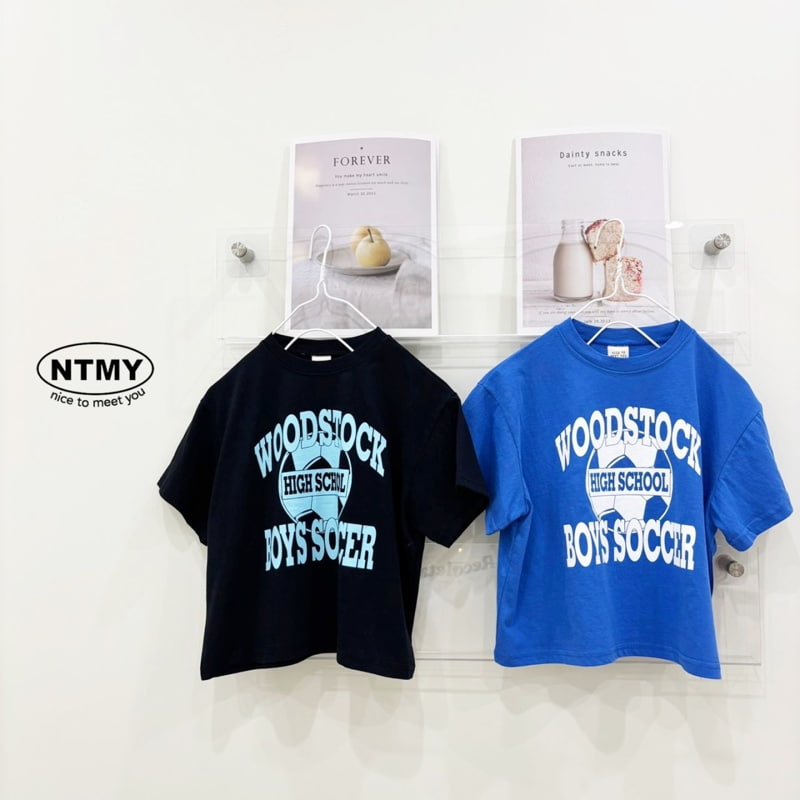 Nice To Meet You - Korean Children Fashion - #discoveringself - Football Tee - 6