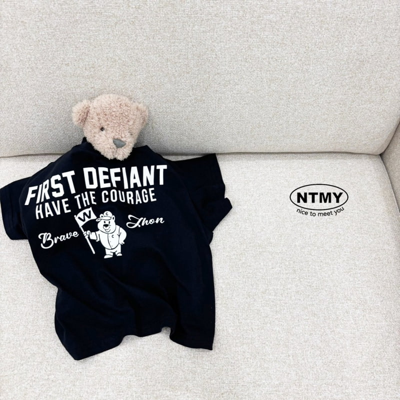 Nice To Meet You - Korean Children Fashion - #fashionkids - W Bear Tee - 11